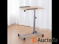 Opvouwbare computer tafel 71-93 cm hoogte verstelbaar - afbeelding 1 van  5