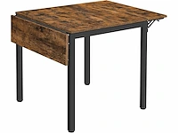 Opvouwbare eettafel - uitschuifbaar - afbeelding 3 van  7