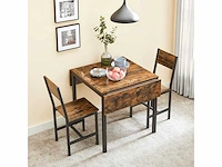 Opvouwbare eettafel - uitschuifbaar - afbeelding 5 van  7