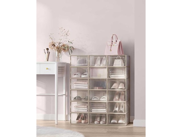 Opvouwbare en stapelbare schoenendozen (x108) - afbeelding 4 van  9