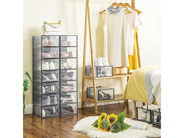 Opvouwbare en stapelbare schoenendozen (x124) - afbeelding 5 van  10