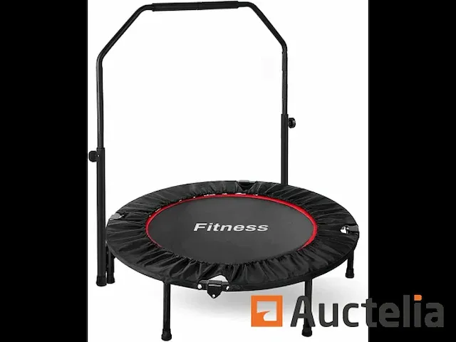 Opvouwbare fitness trampoline, ø101 cm, mini trampoline - afbeelding 3 van  7