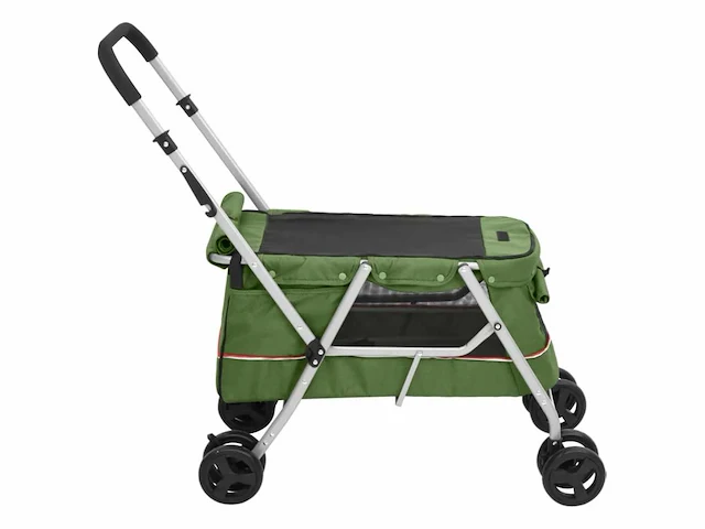 Opvouwbare hondenbuggy groen - afbeelding 19 van  22
