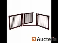 Opvouwbare houten hond hek - afbeelding 4 van  4