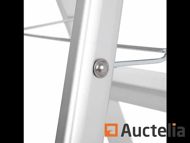 Opvouwbare huishoudelijke ladder, trapladder, poef, 3 niveaus - afbeelding 5 van  9