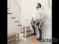 Opvouwbare huishoudelijke ladder, trapladder, poef, 3 niveaus - afbeelding 7 van  9