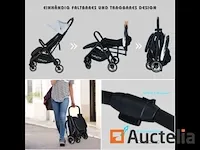 Opvouwbare kinderwagen met 5-punt harnas - afbeelding 4 van  4