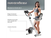 Opvouwbare magnetische hometrainer fitnessfiets - afbeelding 6 van  7