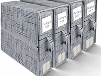 Opvouwbare opbergdoos voor dekbedovertrekset - afbeelding 1 van  5