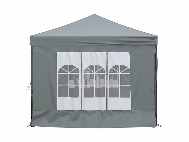 Opvouwbare partytent met wanden - antraciet 3x6m - afbeelding 6 van  10