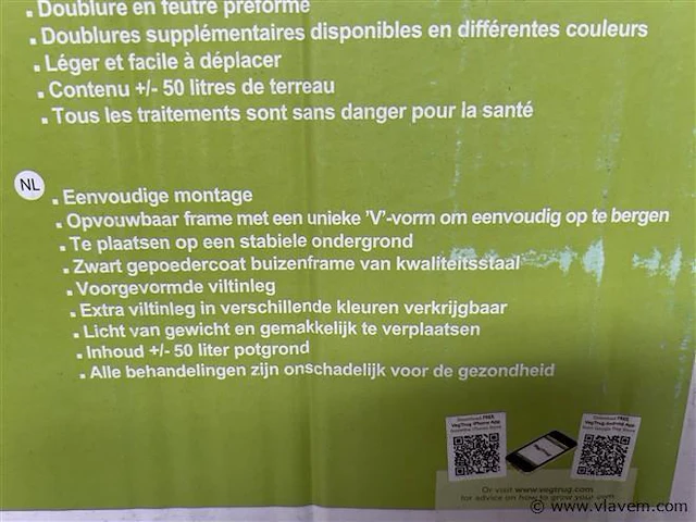 Opvouwbare plantenhouder - afbeelding 2 van  2