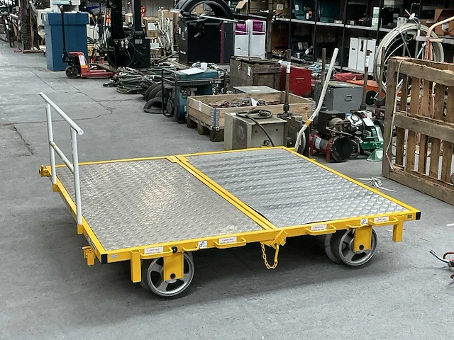 Opvouwbare spoorweg wagen - rail cart - afbeelding 2 van  6