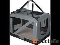 Opvouwbare transport bench voor honden (grijs) - afbeelding 3 van  5