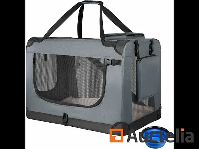 Opvouwbare transport bench voor honden (grijs) - afbeelding 5 van  5
