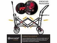 Opvouwbare trolley met dakstrandtrolley | met 2x 3-punts gordelsysteem - afbeelding 5 van  7