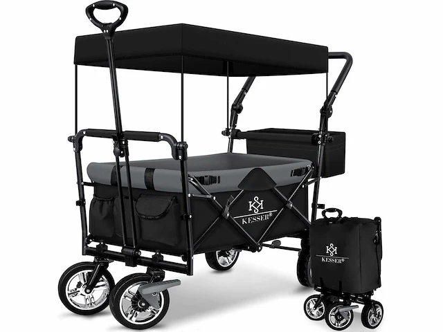 Opvouwbare trolley met dakstrandtrolley | met 2x 3-punts gordelsysteem - afbeelding 1 van  6