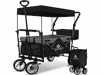 Opvouwbare trolley met dakstrandtrolley | met 2x 3-punts gordelsysteem - afbeelding 1 van  6