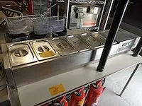 Opzet bain-marie met 6 bakken - afbeelding 1 van  4