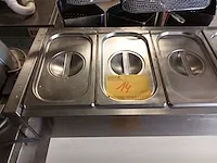 Opzet bain-marie met 6 bakken - afbeelding 2 van  4