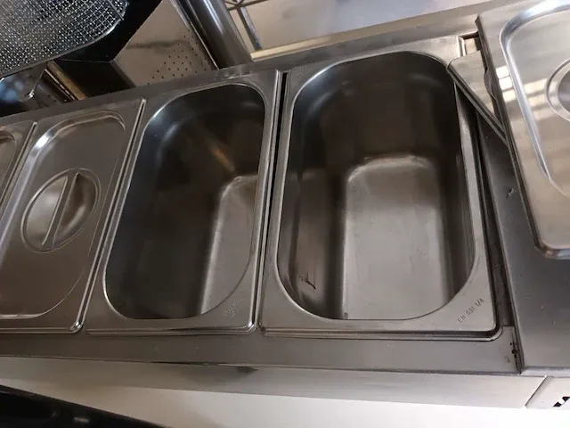 Opzet bain-marie met 6 bakken - afbeelding 4 van  4