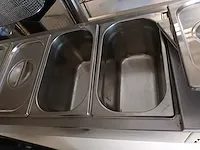 Opzet bain-marie met 6 bakken - afbeelding 4 van  4