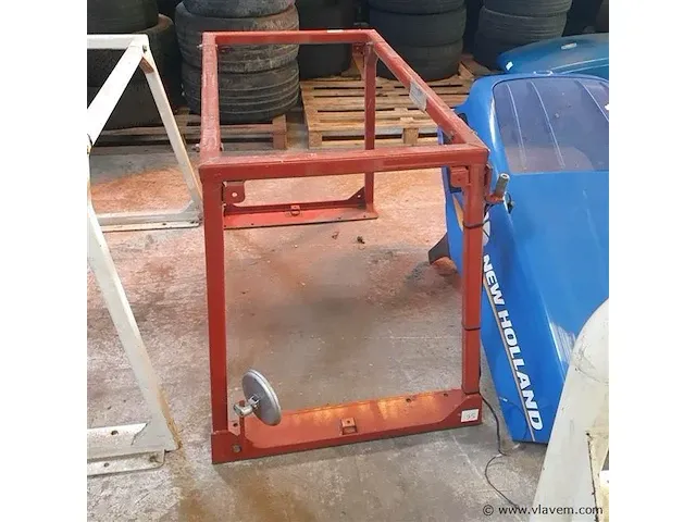 Opzetcabine voor tractor met spiegel - afbeelding 3 van  5