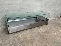 Opzetkoelvitrine met glasopbouw - afbeelding 1 van  4