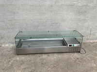 Opzetkoelvitrine met glasopbouw - afbeelding 2 van  4