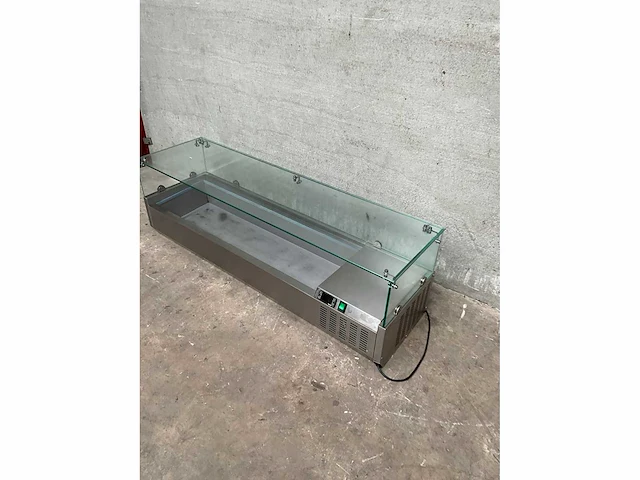 Opzetkoelvitrine met glasopbouw - afbeelding 3 van  4