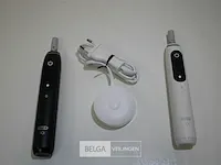 Oral-b io-8 duo pack black/white elektrische tandenborstel - afbeelding 2 van  2