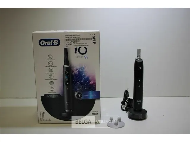 Oral-b io serie 9 black onyx elektrische tandenborstel - afbeelding 3 van  3