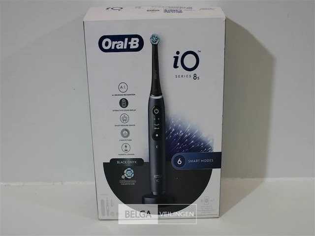 Oral-b io8s black elektrische tandenborstel - afbeelding 4 van  4