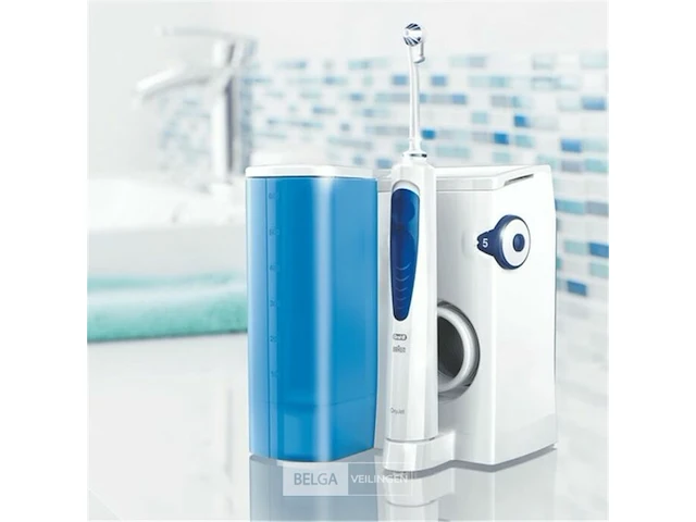 Oral-b oxyjet 230volt- blauw, wit - afbeelding 4 van  8