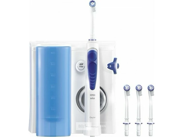 Oral-b oxyjet 230volt- blauw, wit - afbeelding 8 van  8