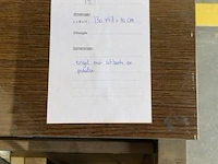 Orgel met zitbank en pedalen afm plm 130 x 68 x 110 cm - afbeelding 2 van  2