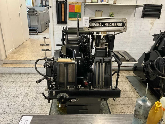 Original heidelberg degelpers - afbeelding 10 van  17
