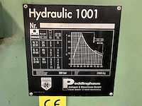 Original peddinghaus hydraulic 1001 ponsmachine - afbeelding 9 van  9