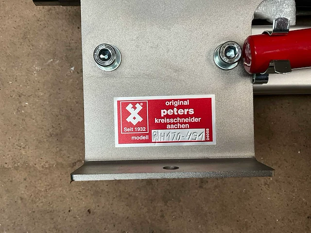 Original peters manuele isolatiesnijmachine - afbeelding 3 van  8