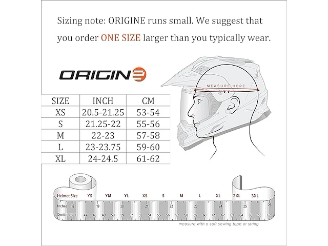 Origine motor-jethelm large - afbeelding 3 van  8