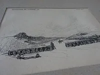 Origineel litho druk jean-louis forain 1915 5 tekeningen oorlog 1914-1918 - afbeelding 4 van  5