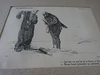 Origineel litho druk jean-louis forain 1915 5 tekeningen oorlog 1914-1918 - afbeelding 5 van  5