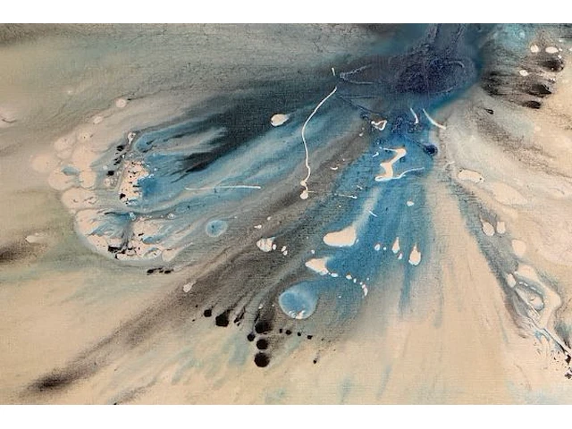 Origineel schilderij op doek colored by the rainbow / filip defrancq - afbeelding 3 van  10