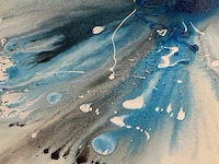 Origineel schilderij op doek colored by the rainbow / filip defrancq - afbeelding 5 van  10