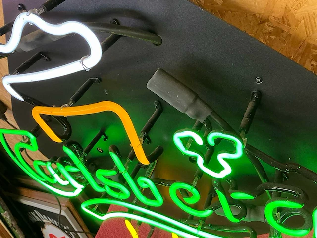 Originele carlsberg neon lichtreclame - afbeelding 3 van  4