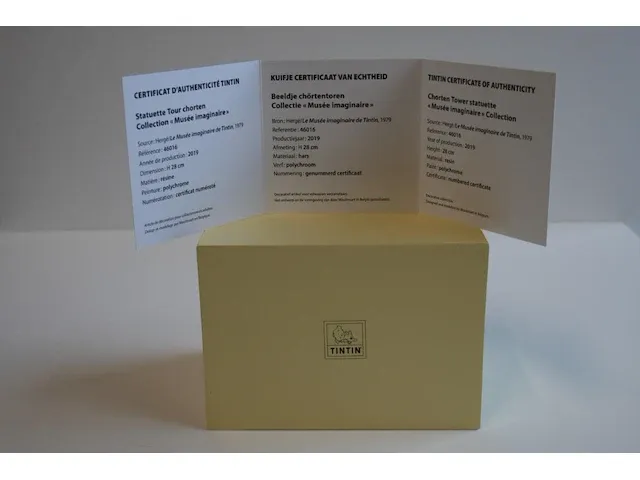 Originele 'chorten toren' - 28cm + certificaat - afbeelding 2 van  10