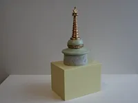 Originele 'chorten toren' - 28cm + certificaat - afbeelding 5 van  10