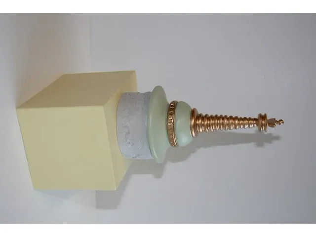 Originele 'chorten toren' - 28cm + certificaat - afbeelding 6 van  10