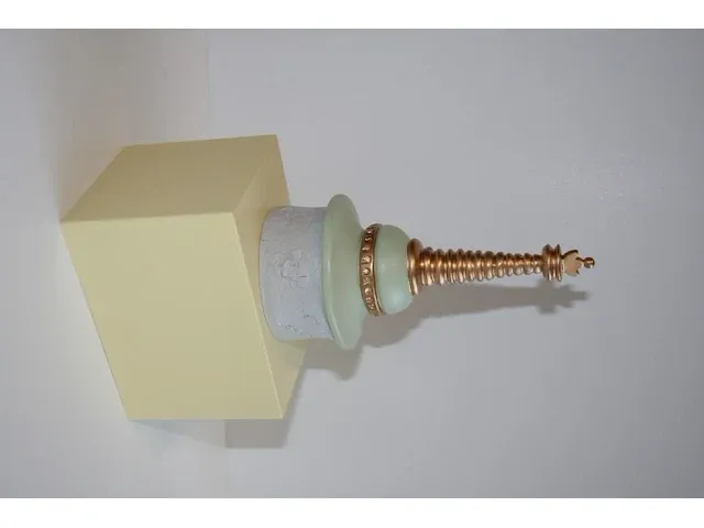 Originele 'chorten toren' - 28cm + certificaat - afbeelding 7 van  10
