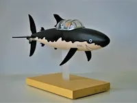 Originele onderzeeër kuifje - 26,6 x 17cm + certificaat - afbeelding 5 van  12