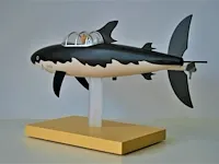 Originele onderzeeër kuifje - 26,6 x 17cm + certificaat - afbeelding 7 van  12